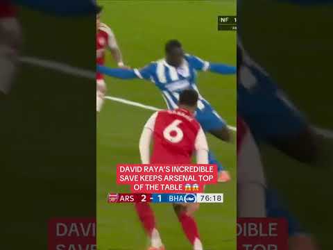 DAVID RAYA WHAT A SAVE 🤯
