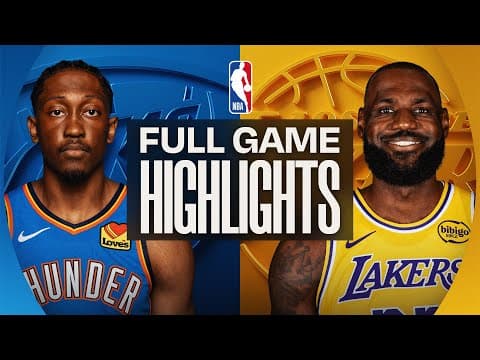 THUNDER at LAKERS | FULL GAME HIGHLIGHTS | February 9, 2026