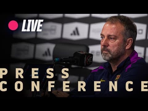 🔴 LIVE | HANSI FLICK PRESS CONFERENCE  (FC BARCELONA vs REAL MADRID)  | SPANISH SUPERCUP FINAL🔵🔴