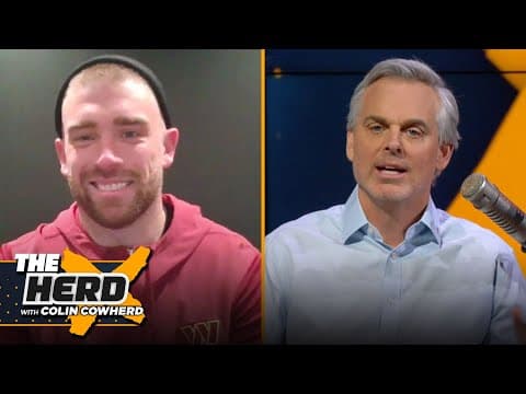 Zach Ertz discusses his chemistry with Jayden Daniels, QB's growth, Commanders run | NFL | THE HERD