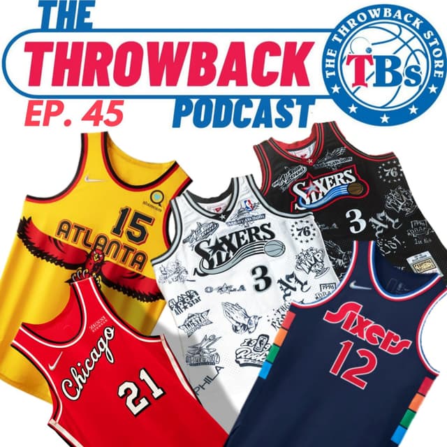 NBA Mixtape Jerseys, Allen Iverson Mitchell & Ness Legacy Jersey, Chicago Bulls, Philadelphia 76ers