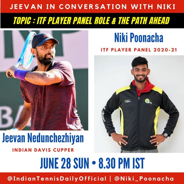 Jeevan's conversation with Niki Poonacha, ITF Player Panel Member 2020-21