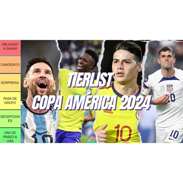 TIERLIST COPA AMÉRICA 2024