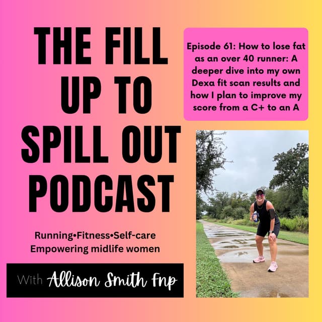 Ep 61: How to lose fat as an over 40 runner: A deeper dive into my own DEXA fit scan results and how I plan to improve my score from a C+ to an A