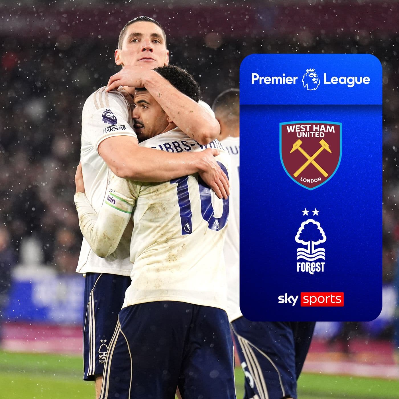 Drama! Gibbs-White scores late VAR pen for Forest to sink lowly West Ham