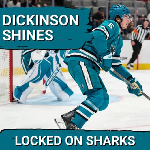 Misa and Dickinson SHINE Amidst Sharks' Offensive Struggles Against Golden Knights