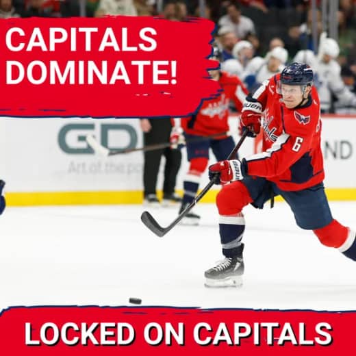 REDEMPTION: Capitals & Logan Thompson BLANK Maple Leafs—Protas, Chychrun IGNITE Statement Victory