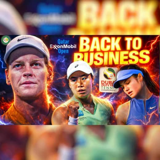 Sinner back with a BANG💥 Raducanu R1 EXIT 🤦‍♀️ Tjen RISING! Qatar & Dubai 2026 | Tennis Reaction