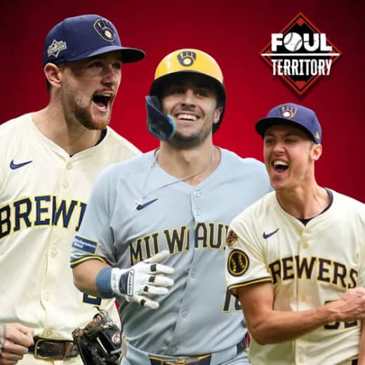 Sal Frelick, Jacob Misiorowski and Brice Turang @Brewers camp