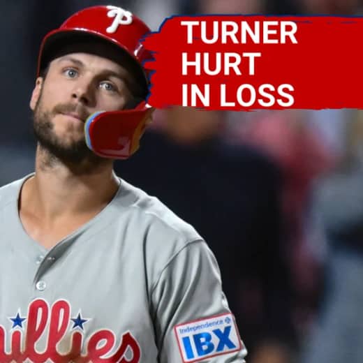 PHILLIES POSTCAST: TURNER HURT, Phillies fall to Marlins, 5-4