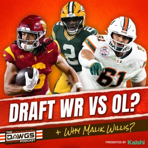 Draft WR vs OL + What's the Deal with Malik Willis? - Cleveland Browns Podcast for 2/12/26