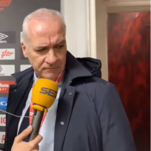 Entrevista | El entrenador y el presidente del Levante, "frustrados" en 'El Larguero' tras la mano de Pathé Ciss