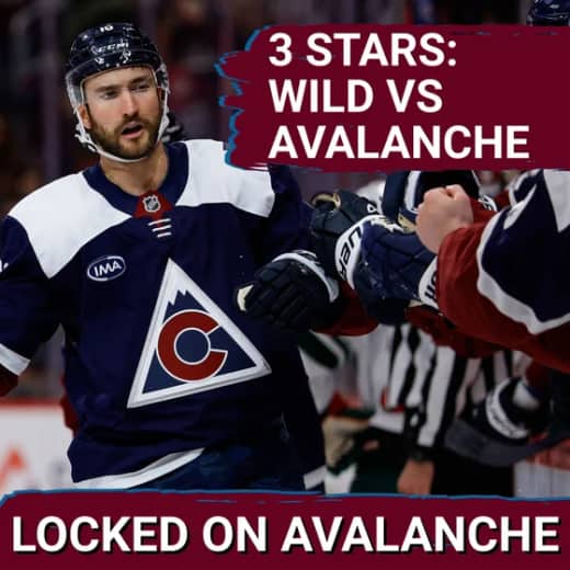 3 Stars of the Game: Wild vs Avalanche