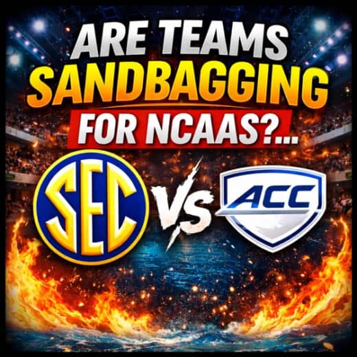 Are Teams SANDBAGGING for NCAAs??? SEC, ACC, B1G and Big 12 Conference Analysis