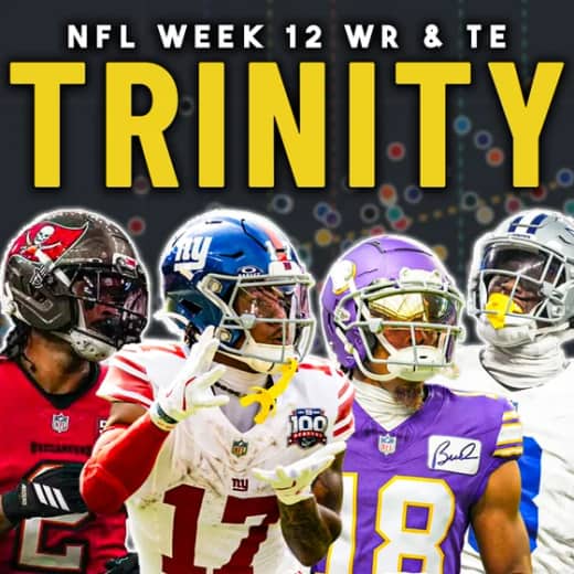 Fantasy Football Week 12 Trinity Report | WR Usage & Key Takeaways