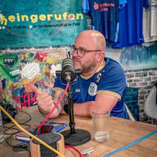 Folge 117 mit Sebastian Golz Vom Bolzplatz bis in die höchsten Spielklassen des Mittelrheins