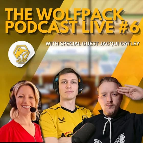 The Wolfpack Podcast Live #6 - Jacqui Oatley