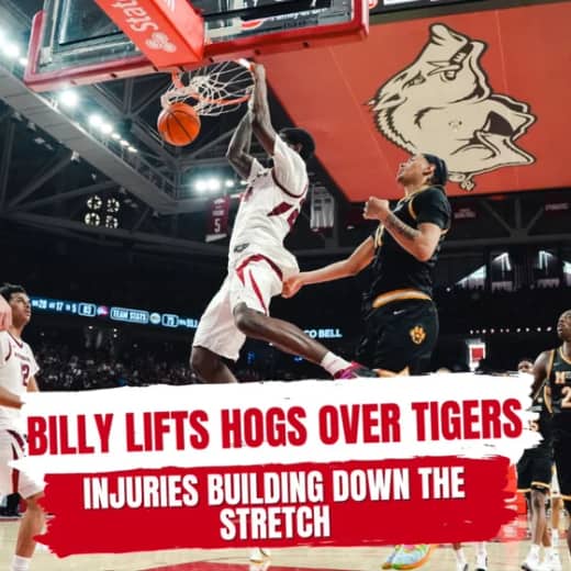 Hogs Winning Short-Handed, Injury Concern Creeping