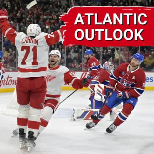 How do the Detroit Red Wings measure up against the rest of the Atlantic Division?