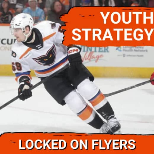 YOUTH STRATEGY: The Philadelphia Flyers Call Up More Kids for practice & Wild Olympic QF Action!
