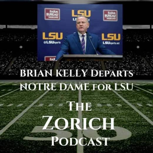 Brian Kelly Departs Notre Dame - Media Coverage from The Zorich Podcast (12/2/21)