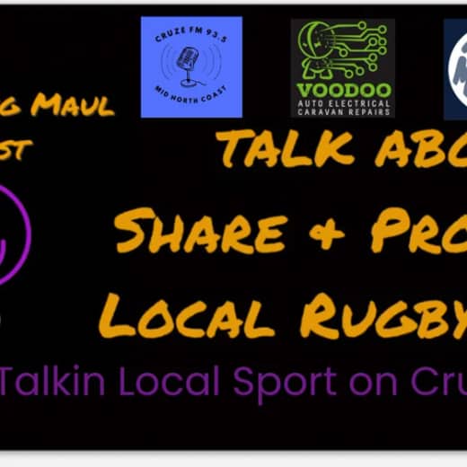 Talkin local Rugby with Cruze FM 93.5