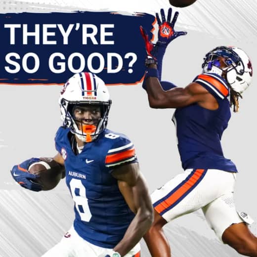 FINALLY: Auburn's elite WR duo Cam Coleman, Eric Singleton, is STARTING to be GREAT