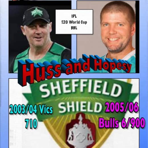 David Hussey and James Hopes