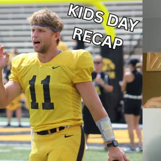 Iowa Football: Reaction to Kids Day Scrimmage, Hawkeye QB room is WORLDS better, full breakdown