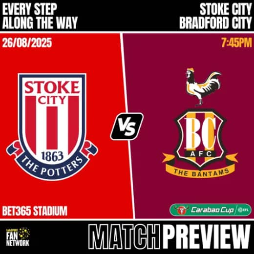 Match Preview - Bradford(H) - Carabao Cup R2