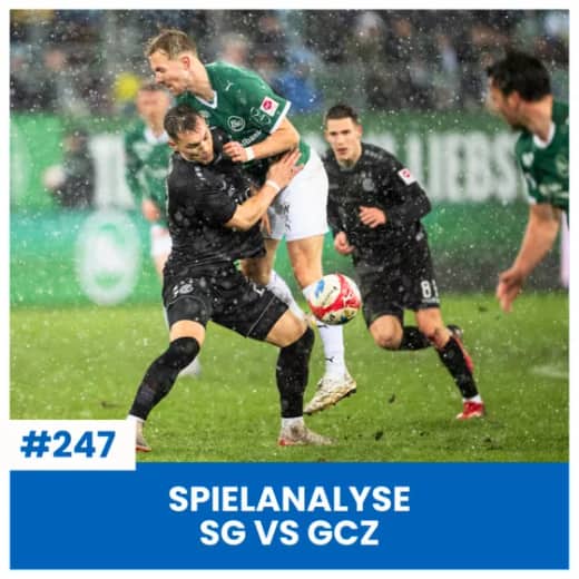 SPIELANALYSE SG VS GCZ | NOMINATION SUISSE PODCAST AWARD 2025 | SÄCHSFOIF #247