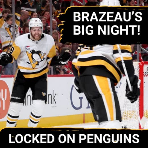 Justin Brazeau and the Penguins DISMANTLE the Chicago Blackhawks!
