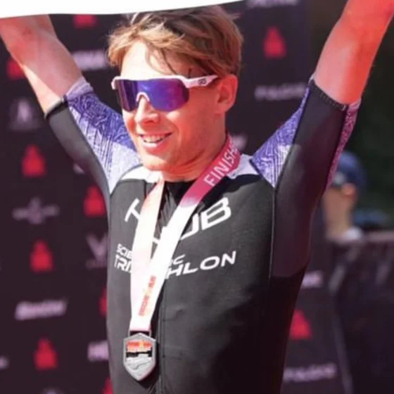 JAMES TEAGLE . Top professional triathlete.. Cambridge based.