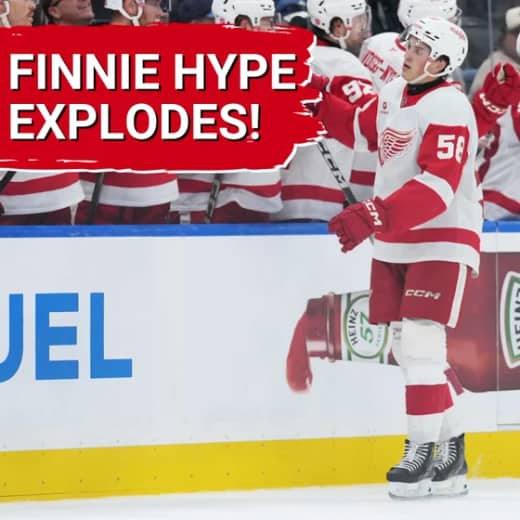 Emmitt Finnie hype explodes in Detroit Red Wings dominating preseason win over the Toronto Maple Leafs