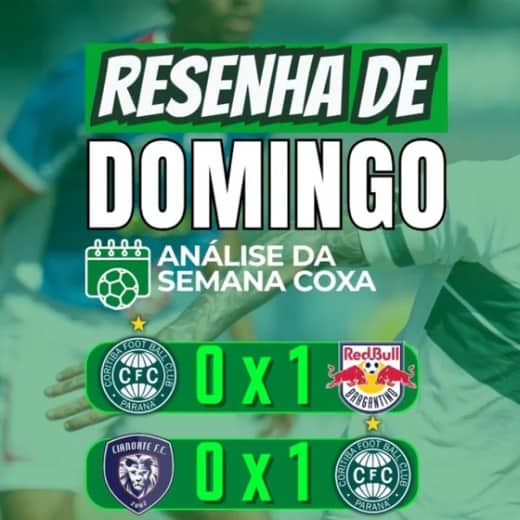 RESENHA DE DOMINGO | SEMANA AGITADA NO COXA: DERROTA NO BR, VITÓRIA NO PARABAENSE E MERCADO DA BOLA