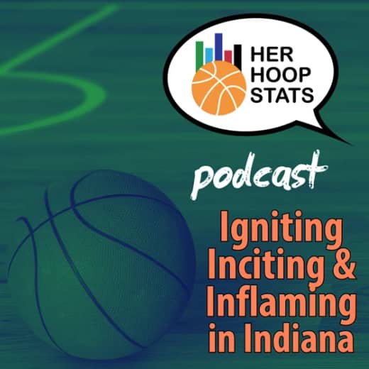 Igniting Inciting and Inflaming in Indiana | The Her Hoop Stats Podcast