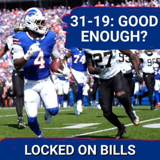 James Cook EXPLODES for 100+ Yards AGAIN, Josh Allen Scores 3 TDs in 31-19 Win Over Saints