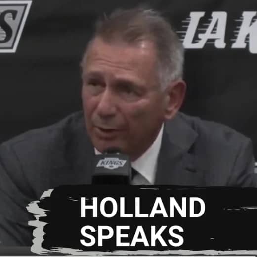 Kings GM Ken Holland talks Adrian Kempe contract and Brandt Clarke’s future