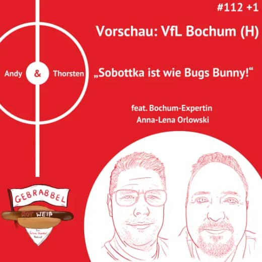 #112 +1: Vorschau: VfL Bochum (H) – „Sobottka ist wie Bugs Bunny!“ feat. Vorschaugästin Anna-Lena Orlowski