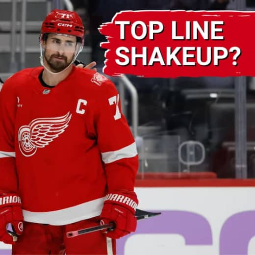Larkin and Raymond are cold — Is it time for a 1st line shakeup? | Berggren claimed by St. Louis Blues