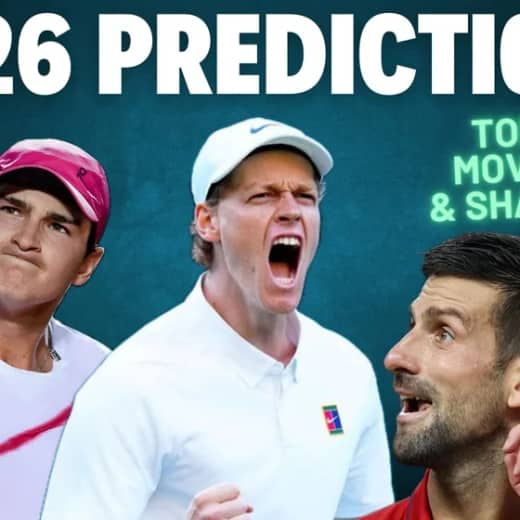 John Silk & Steve Flink's top 10 year-end 2026 predictions for the ATP side: Do Tien or Fonseca feature? Alcaraz or Sinner to be no.1?