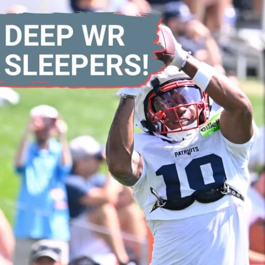 Fantasy football ROOKIES & more: 6 DEEP SLEEPERS at wide receiver to DRAFT LATE in 2025 leagues
