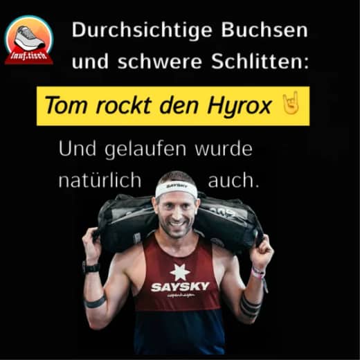 E26: Durchsichtige Buchsen & schwere Schlitten - Tom rockt den Hyrox đ€