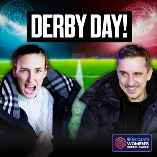 Gary Neville & Jill Scott Go To The Manchester Derby! | The Overlap X Barclays WSL