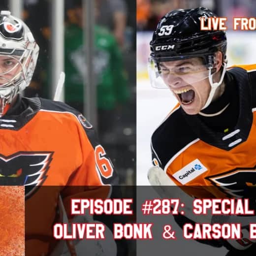 The Future with Oliver Bonk and Carson Bjarnason - Snow The Goalie Ep. 287
