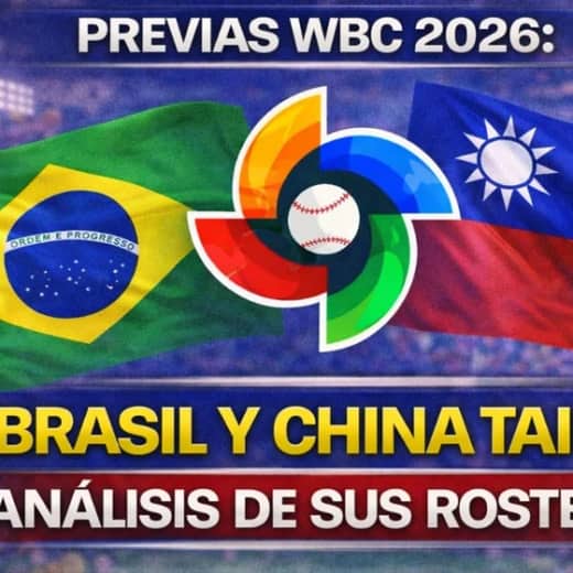 Previas Clásico Mundial de Béisbol 2026: Análisis de los Rosters de Brasil y China Taipei