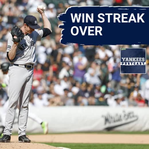 YANKEES POSTCAST: Win streak OVER as White Sox nip Yankees