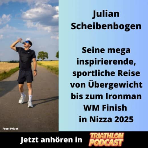 Julian Scheibenbogen - von Übergewicht hin zum erfolgreichen Ironman WM Finish in Nizza 2025