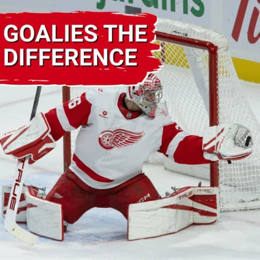 John Gibson shines, while Ottawa's goaltending struggles in Red Wings win over Senators