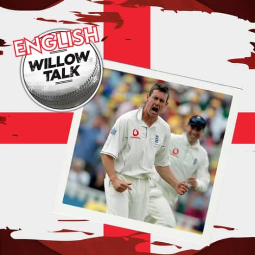 Ashley Giles talks 2005 Ashes, King of Spain, facing Murali and Warne & Brett Lee trying to 'kill him' | English Willow Talk